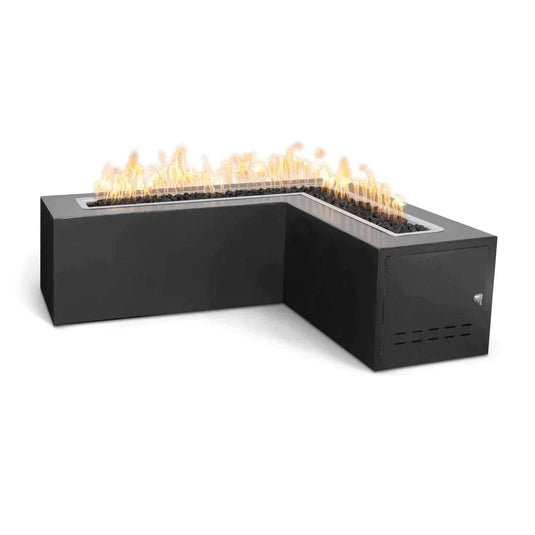 L-Shaped Whitney - Corten Steel | Fire Table