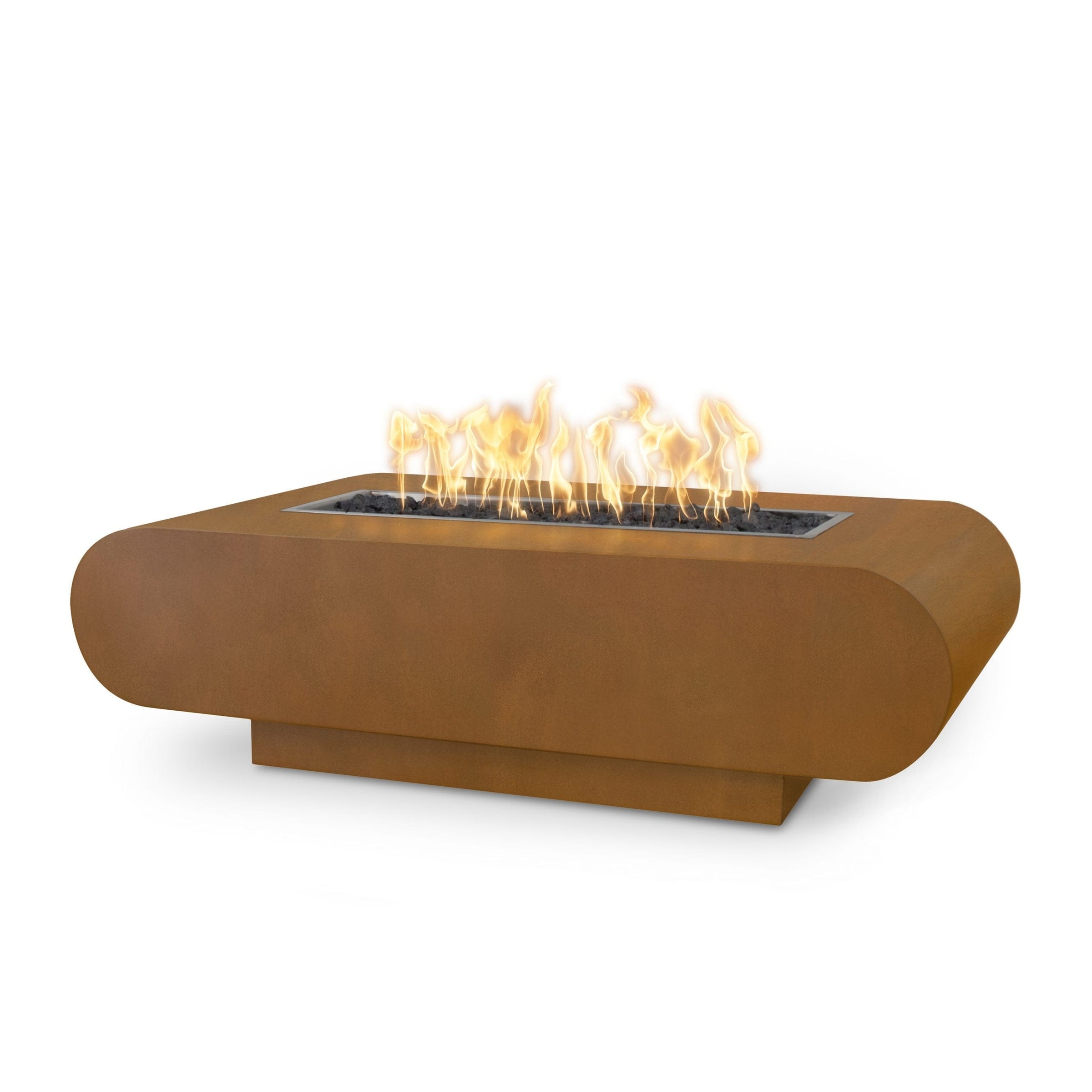Rectangular La Jolla Corten Steel Fire Pits Your Dad's BBQ 🔥