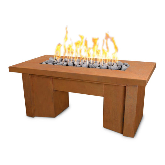 Rectangular Alameda Fire Table - Corten Steel | Fire Table