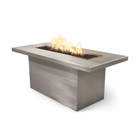 Rectangular Bella  - Hammered Copper | Fire Table