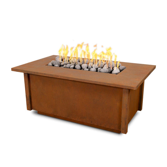 Rectangular Salinas - Corten Steel | Fire Table