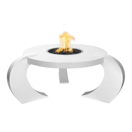 Round Frisco - Powder Coated Metal - Match Lit | Fire Table