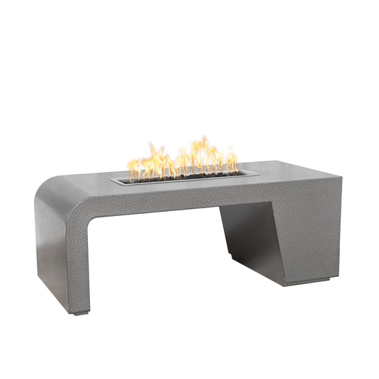 Rectangular Maywood - Corten Steel - Match Lit | Fire Table