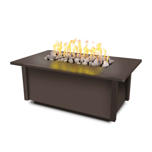 Rectangular Salinas - Copper | Fire Table