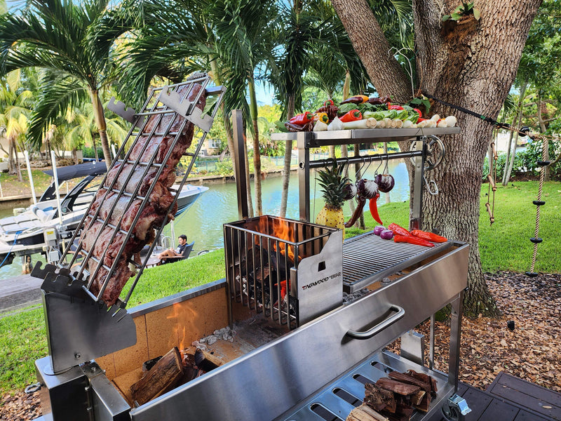 Load image into Gallery viewer, Tagwood BBQ Argentine Santa Maria Wood Fire &amp; Charcoal Gaucho Grill | BBQ06SS
