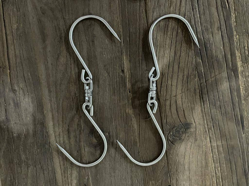 Load image into Gallery viewer, Tagwood BBQ Extended S shape meat hook (1 unit) | BBQ75SS
