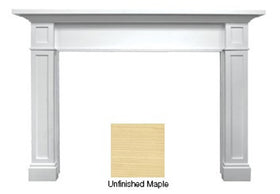 Majestic Acadia C Unfinished Maple Flush Wood Mantel