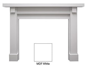 Majestic Battlefield C Primed MDF Flush Wood Mantel