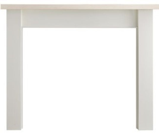 Majestic 42" Laurel Mantel, Primed Mdf & Maple Top With Whitewash Stain
