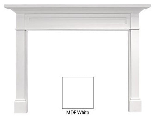 Majestic Roxborough A Primed MDF Flush Wood Mantel - Small