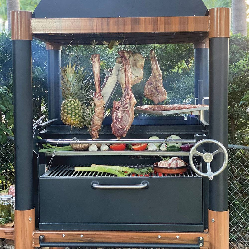 Load image into Gallery viewer, Tagwood BBQ Argentine Santa Maria Style Wood Fire &amp; Charcoal Gaucho Grill | BBQ02SI
