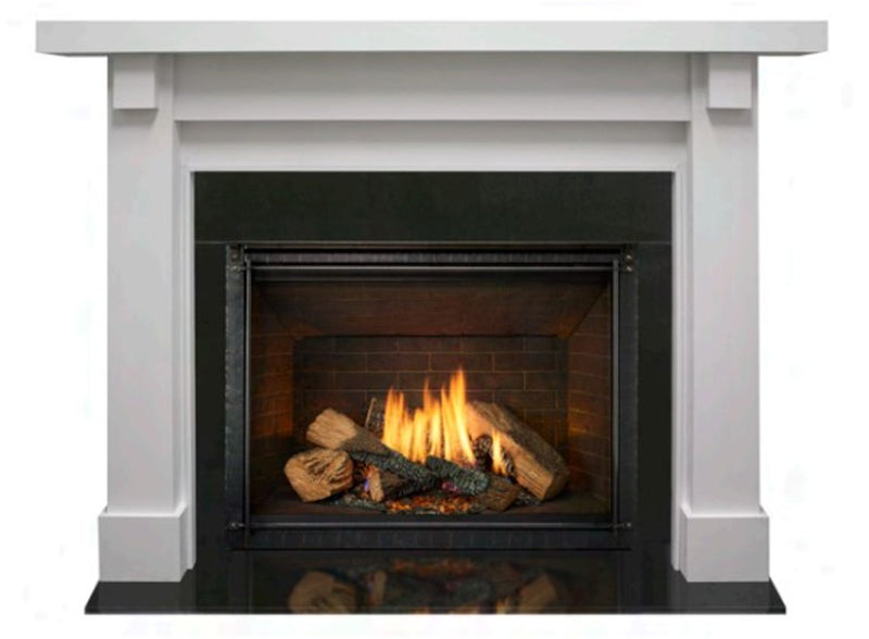 Load image into Gallery viewer, Majestic Battlefield B Primed MDF Flush Wood Mantel
