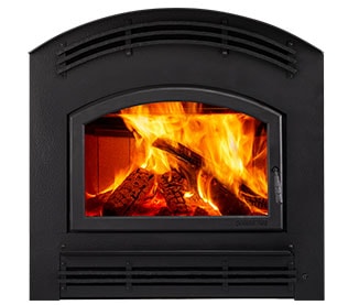 Majestic Quadra-Fire Forged Arch Front, Classic Black