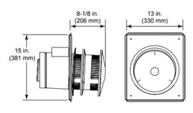 Majestic Horizontal High Rise Termination Cap