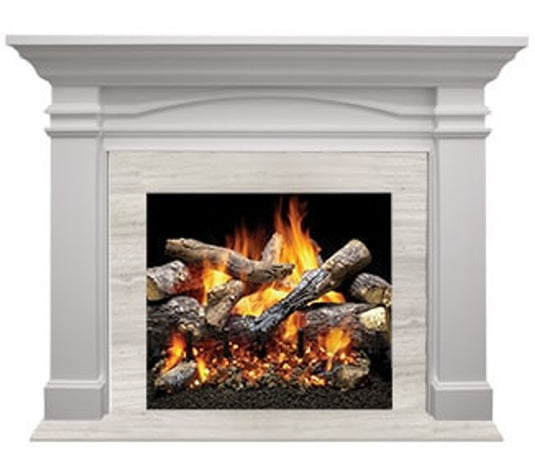 Majestic Signature Series Set 3 49" Single-Pack Driftwood Marble Stone Surround