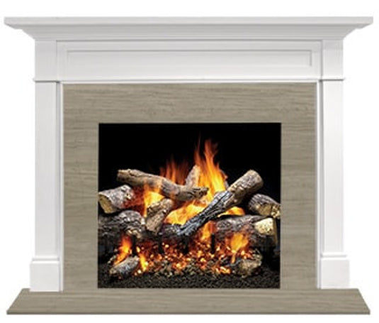 Majestic Roxborough A Primed MDF Flush Wood Mantel - Small