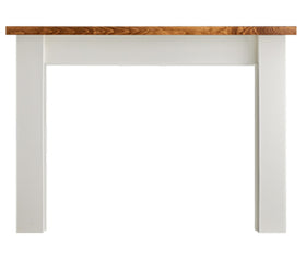 Majestic Laurel B Unfinished Maple Top with Primed MDF Flush Wood Mantel