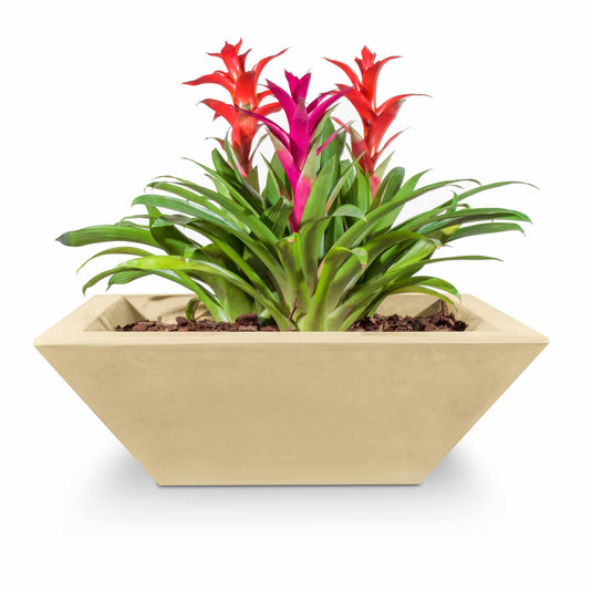 Square Maya GFRC Concrete | Planter Bowl