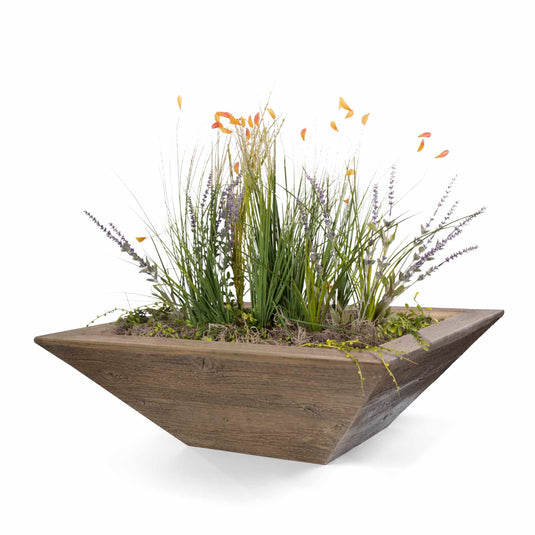 Maya Wood Grain Planter Bowl | Planter Bowl