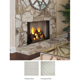 Majestic Molded Brick Panels Traditional for Ashland Fireplace