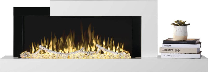 Load image into Gallery viewer, Napoleon Stylus Cara 32 Wall Mount Shelf Style Electric White Fireplace - NEFP32-5019W
