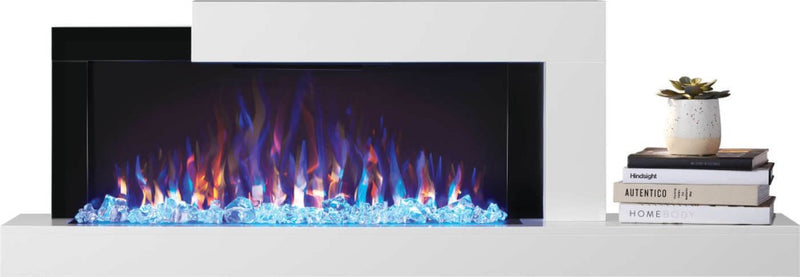 Load image into Gallery viewer, Napoleon Stylus Cara 32 Wall Mount Shelf Style Electric White Fireplace - NEFP32-5019W
