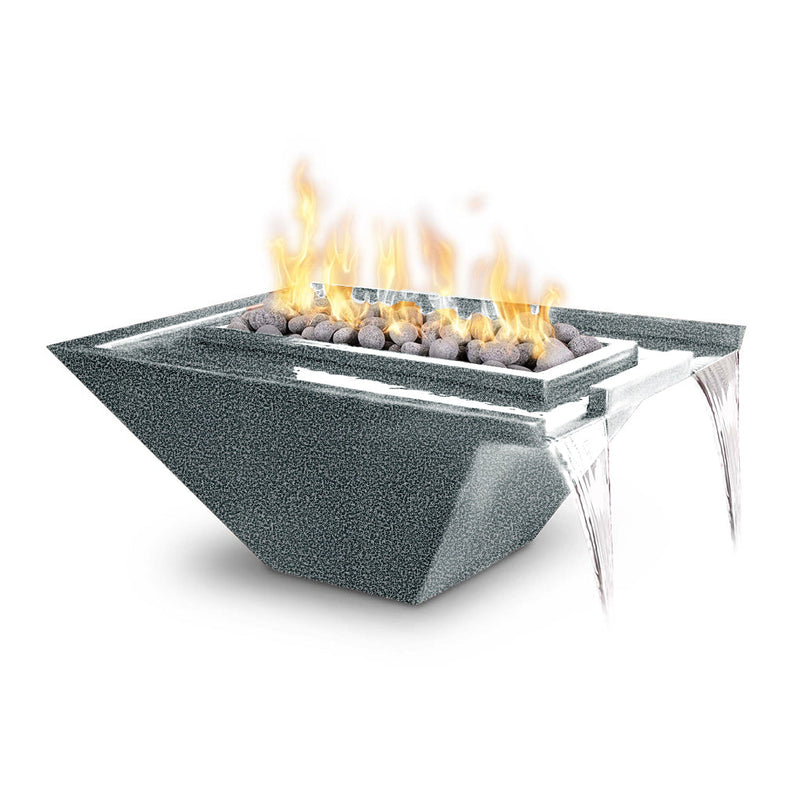 Load image into Gallery viewer, Rectangular Nile Powder Coated Metal - Natural Gas | Fire &amp; Water Bowl
