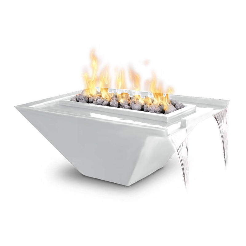 Load image into Gallery viewer, Rectangular Nile Powder Coated Metal - Liquid Propane | Fire &amp; Water Bowl
