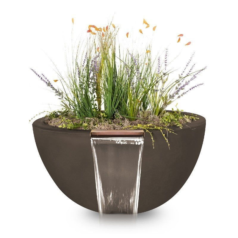 Load image into Gallery viewer, Luna GFRC | Planter + Water Bowl
