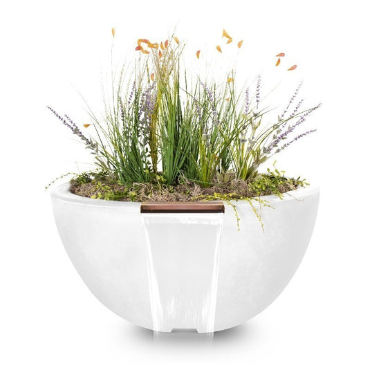 Luna GFRC | Planter + Water Bowl