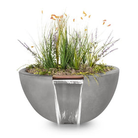 Luna GFRC | Planter + Water Bowl