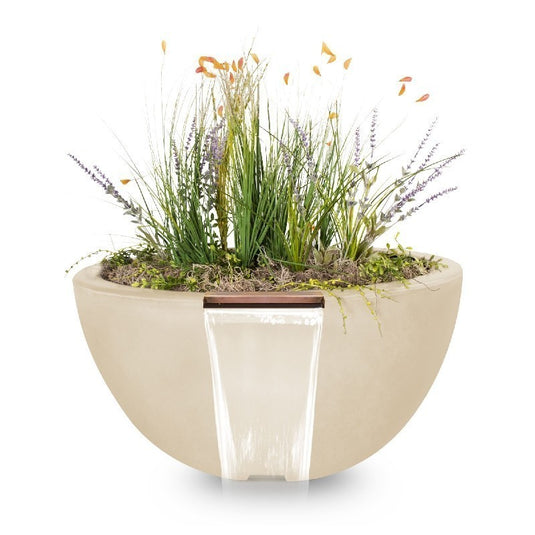 Luna GFRC | Planter + Water Bowl