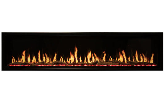 Modern Flames Orion Slim 100" Single-Sided HELIOVISION Virtual Electric Fireplace - OR100-SLIM