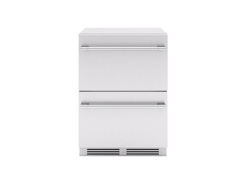 Load image into Gallery viewer, Zephyr 24&quot; Outdoor Dual Zone Refrigerator Drawers | PRRD24C2AS-OD
