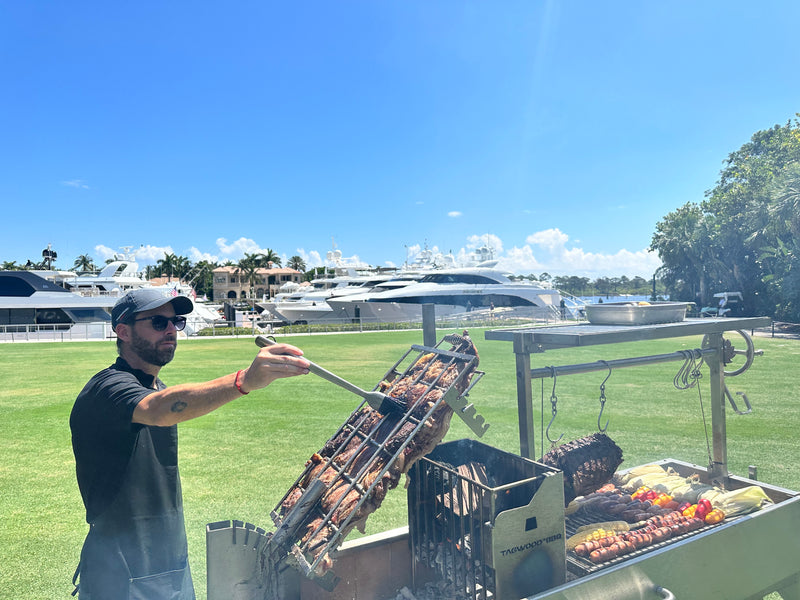 Load image into Gallery viewer, Tagwood BBQ Argentine Santa Maria Wood Fire &amp; Charcoal Gaucho Grill | BBQ06SS
