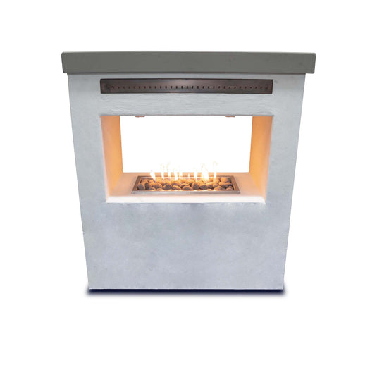 72" Rectangular RTF Outdoor Fireplace | Ready To Finish Units