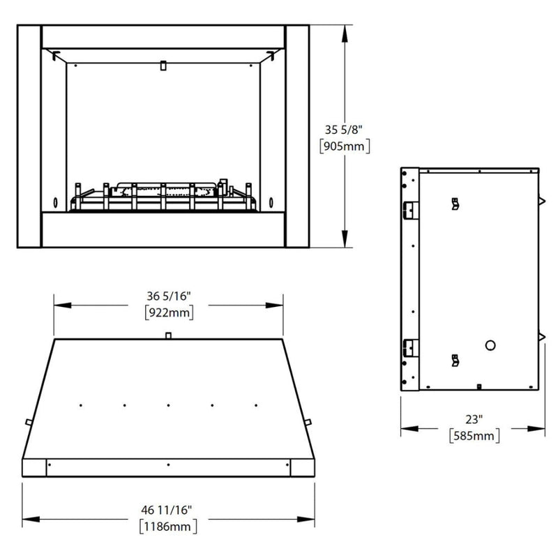 Load image into Gallery viewer, Napoleon Riverside 42 Steel Outdoor Fireplace - GSS42CFN
