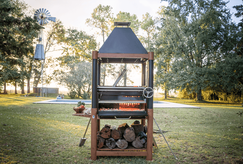 Load image into Gallery viewer, Tagwood BBQ Argentine Santa Maria Style Wood Fire &amp; Charcoal Gaucho Grill | BBQ02SI
