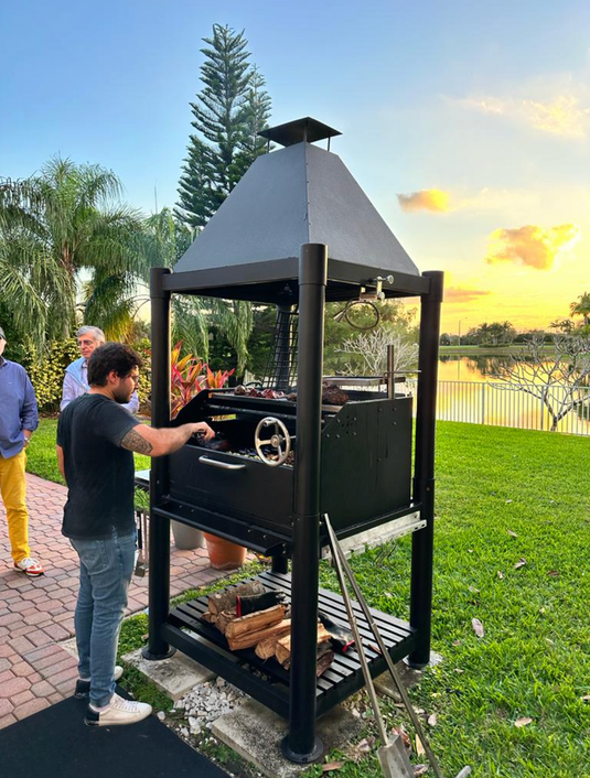 Tagwood BBQ Argentine Santa Maria Style Wood Fire & Charcoal Gaucho Grill | BBQ02SIB