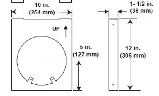 Majestic Direct Vent Pipe Horizontal Pipe Support