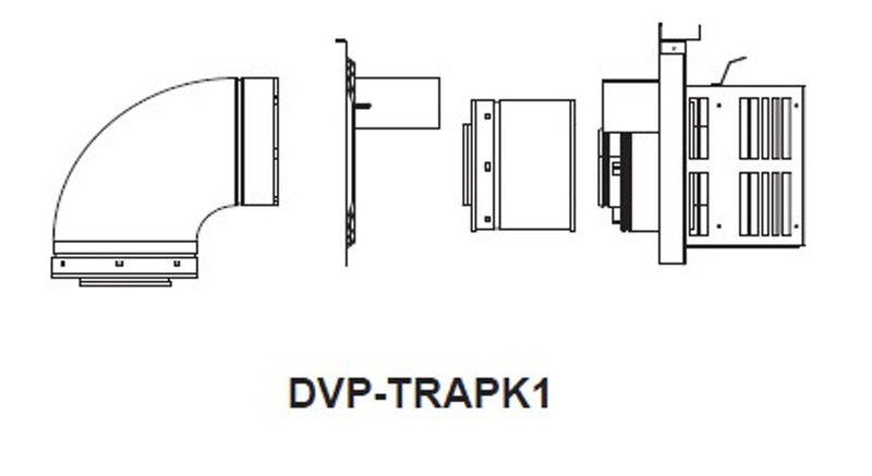 Load image into Gallery viewer, Majestic Top Vent Pipe Horizontal Termination Kit
