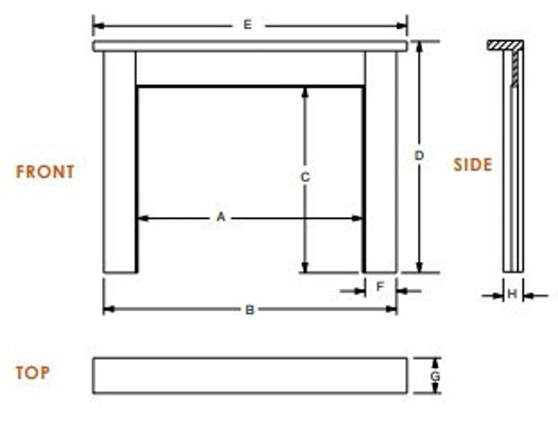 Load image into Gallery viewer, Majestic Laurel B Ebony Maple Top with Primed MDF Flush Wood Mantel
