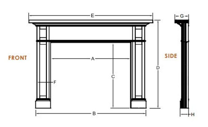 Load image into Gallery viewer, Majestic Acadia A Unfinished Maple Flush Wood Mantel
