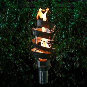 Spiral Original TOP Torch & Post Complete | Fire Torch