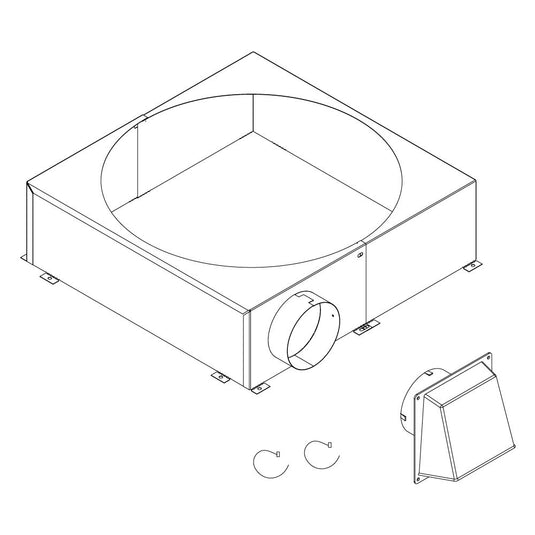 Majestic Chimney Air Kit for SL300, 8" Inner, 10.5" Outer