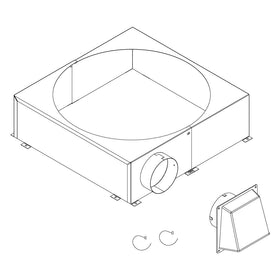 Majestic Chimney Air Kit for SL1100 Wood Pipe, 11