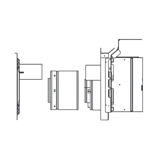 Majestic Horizontal High Performance Termination Cap with Short Flue