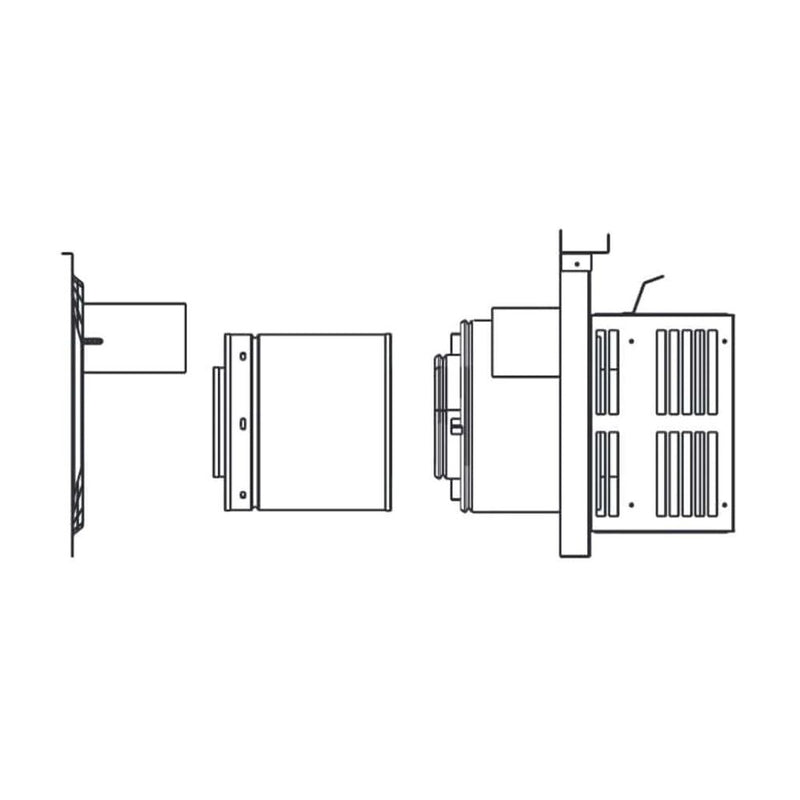 Load image into Gallery viewer, Majestic Horizontal Termination Cap with Long Flue
