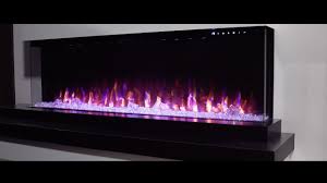 Load image into Gallery viewer, Napoleon Trivista 60 3-Sided Built-In Electric Linear Fireplace - NEFB60H-3SV
