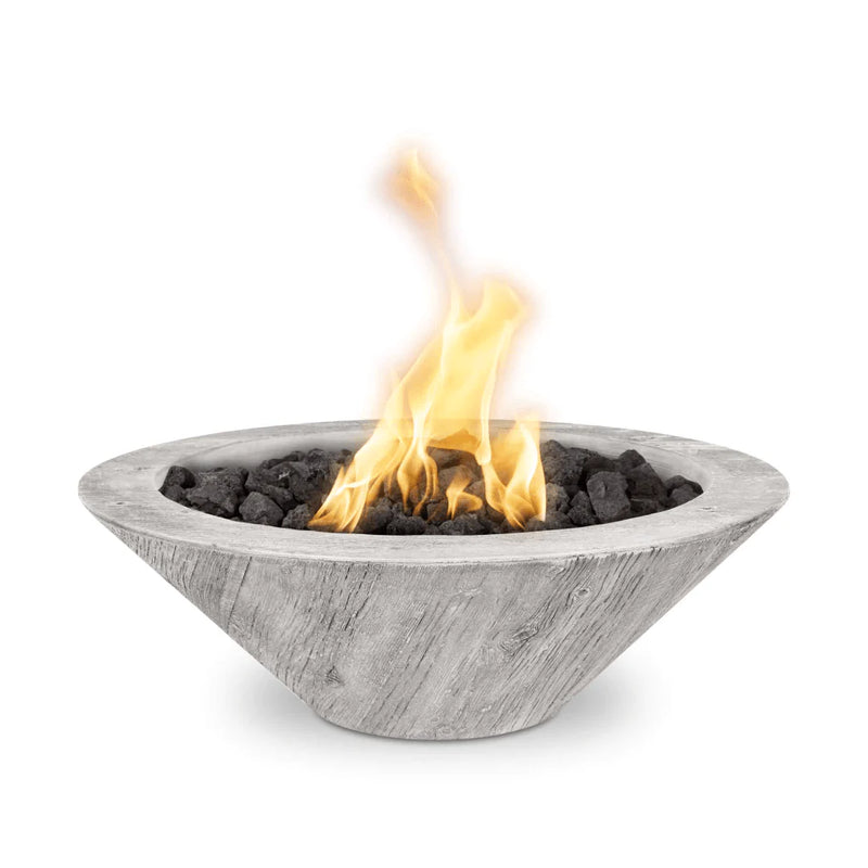 Load image into Gallery viewer, 24&quot; Round Cazo Wood Grain GFRC Concrete | Fire &amp; Water Bowl
